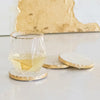 Marble & Gold Coasters- Set of 4