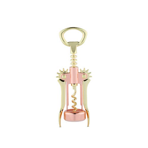 Old Kentucky Home: Copper and Gold Winged Corkscrew - Pink Julep Boutique