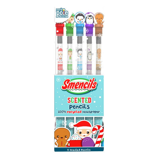 Holiday Smencils 5-pack