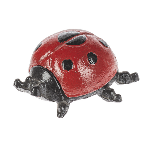 Red & Black Enamel Ladybug Key Hider