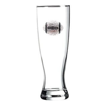 Football Jeweled Pilsner Glass