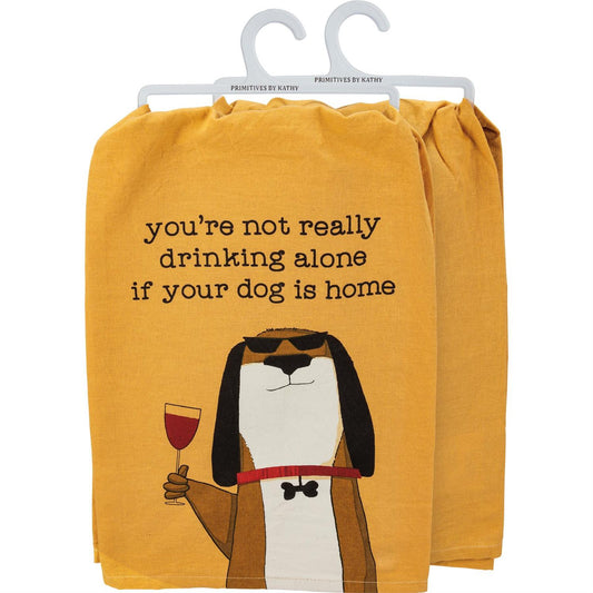 Dog Is Home Kitchen Towel