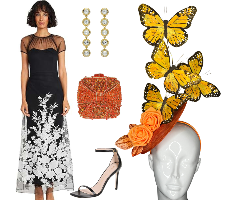 Monarch Majesty: Elegant Butterfly Fascinator