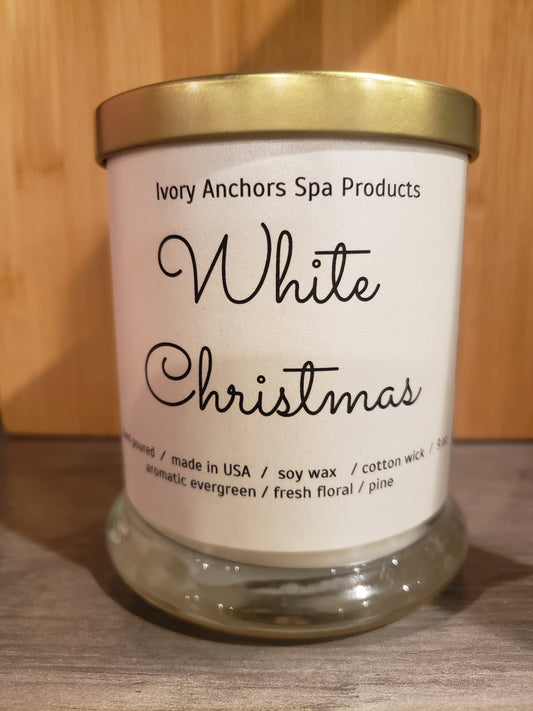 White Christmas Soy Candle