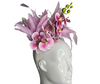 Lavender Orchid Blossom Fascinator – Elegant Derby Headpiece