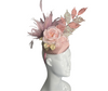 Blush Gold and Pink Fascinator Hat