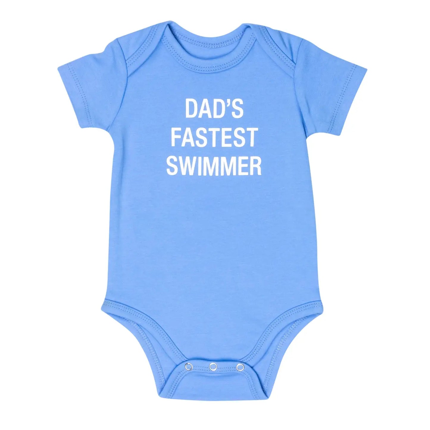 Dad's Fastest Swimmer Onesie Bodysuit