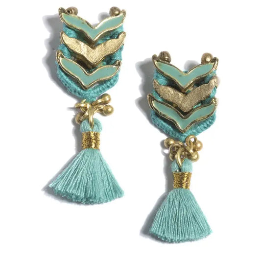 Belen Earrings,Turquoise