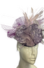 Lavender and Blush Fascinator Hat