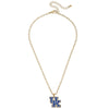 Kentucky Wildcats Enamel Pendant Necklace in Blue
