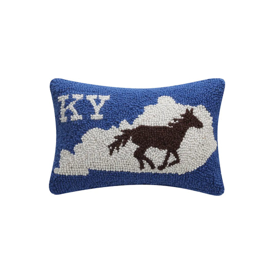 Kentucky Horse Hook Pillow