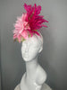 Petal Parade – Pink, Yellow & Gold Statement Fascinator