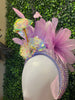 Lavender Iridescent Fascinator Hat