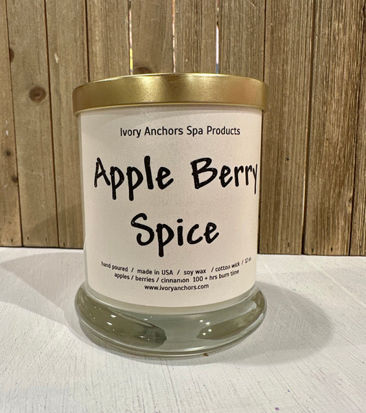 Apple Berry Spice Soy Candle