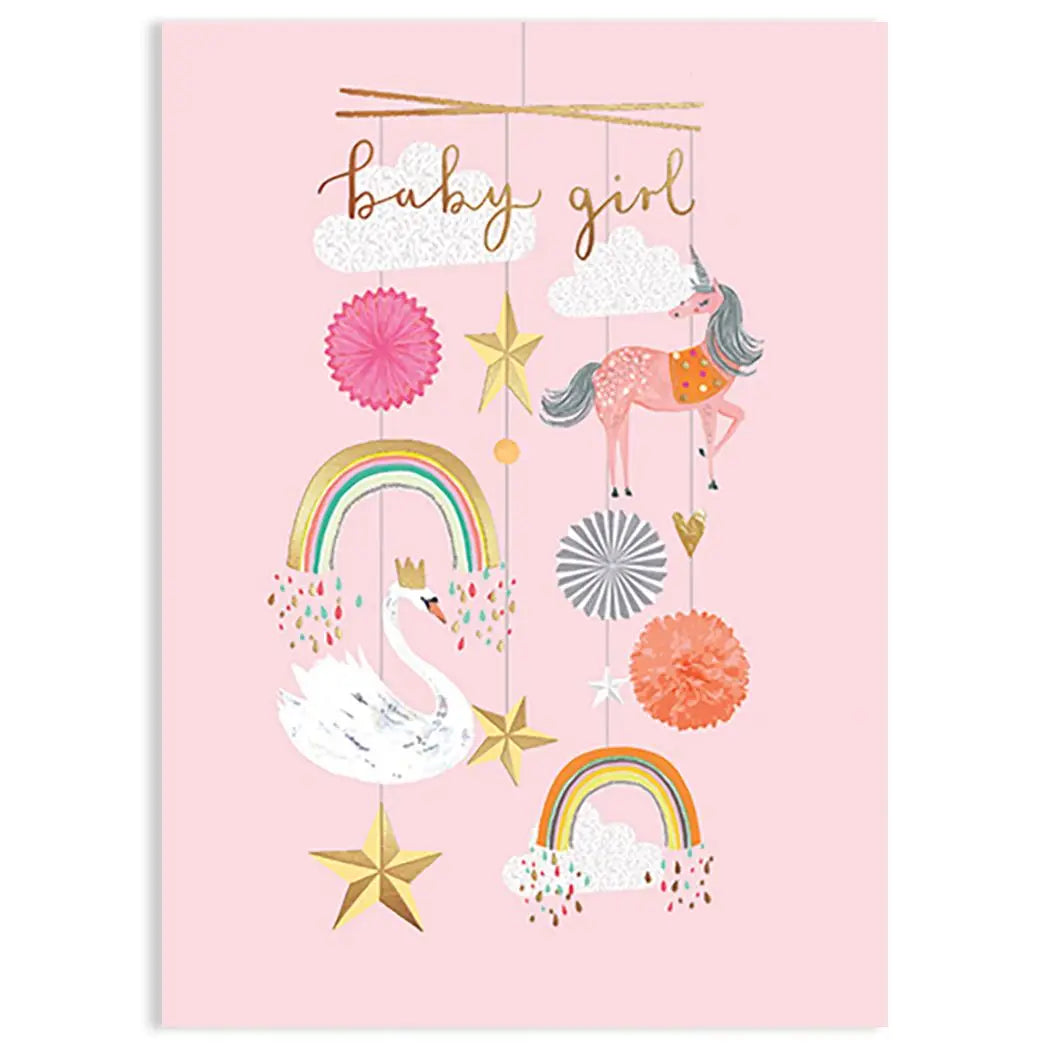 New Baby Girl Greeting Card