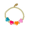 Stars & Hearts Rainbow Stretchy Bracelets