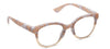 Peepers Georgia Blue Light Reading Glasses in Tan/Marble Gold