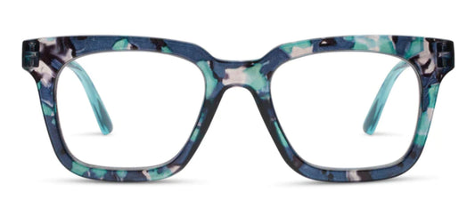 Peepers Luster Blue Light Reading Glasses in Marine Quartz