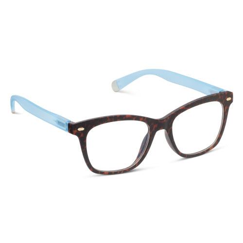 Peepers Sinclair Leopard Tortoise/Blue Reading Glasses