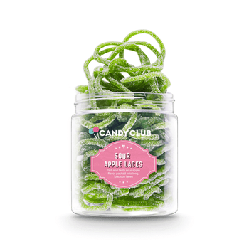 Candy Sour Apple Laces CLEARANCE BEST BY 6/23