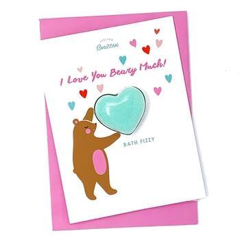 I Love You Beary Much Bath Card - Pink Julep Boutique