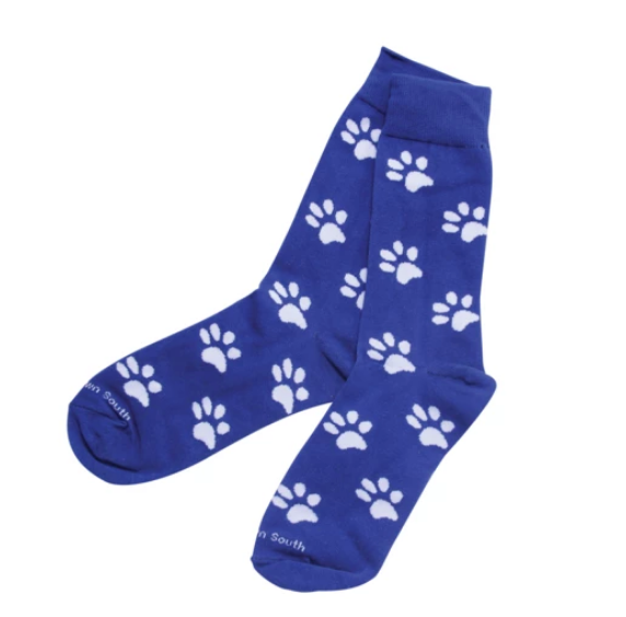 Blue Paw Socks
