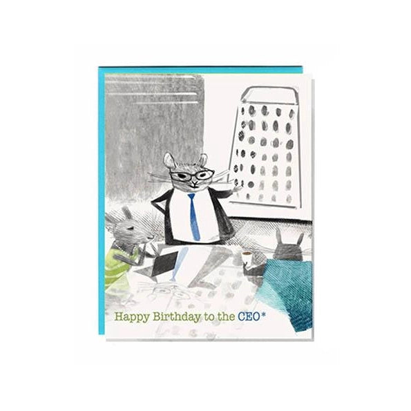 Cheese Executive Officer Greeting Card