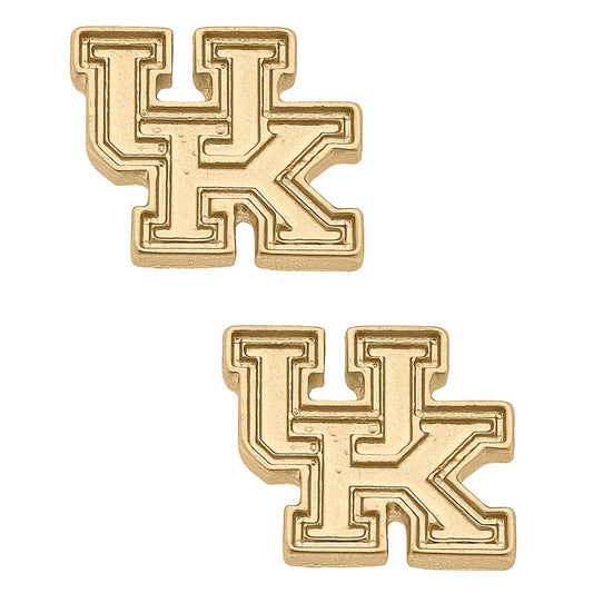 Kentucky Wildcats Pearl Hoop Earring