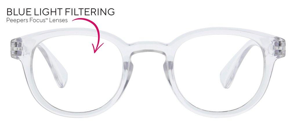 Peepers Smith in Clear Glasses - Pink Julep Boutique