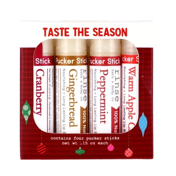 Holiday Pucker Stick- Taste the Season 4 Pack