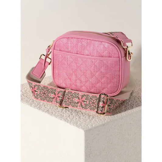 Barbara Camera Bag- Candy Pink