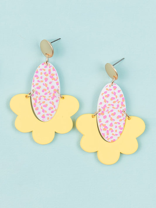 Wallace Earrings- Pink Wild Thing