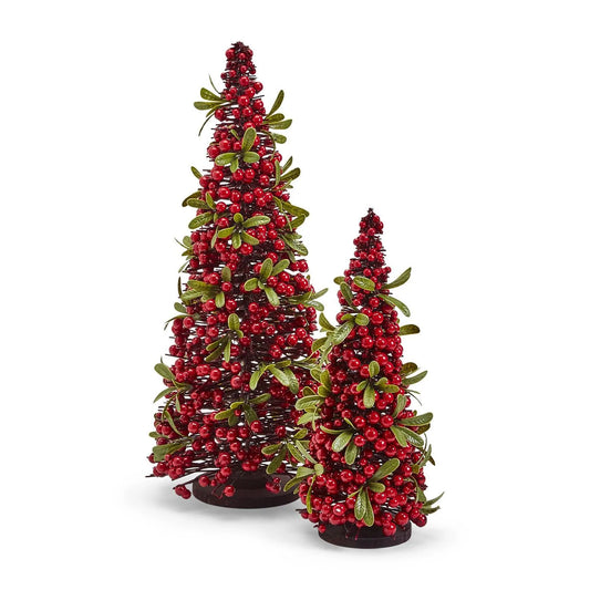 Fabulously Festive Red Winterberry Christmas Tree In Assorted Sizes