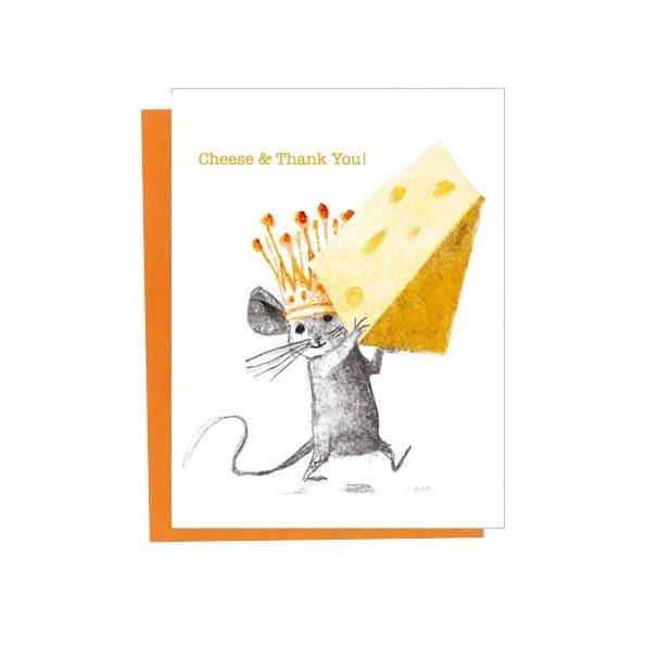 Cheese & Thank You Greeting Card