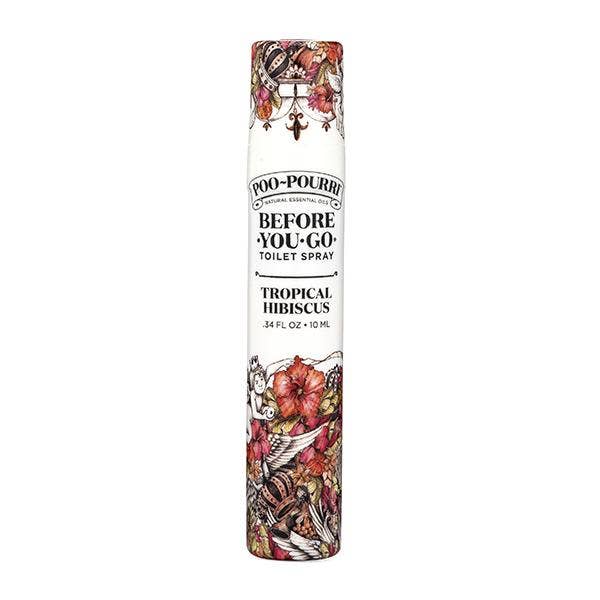 Poo-Pourri Go on the Go Spray 10ml in Tropical Hibiscus - Pink Julep Boutique