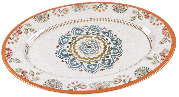 Mandala - Oval Platter - Pink Julep Boutique