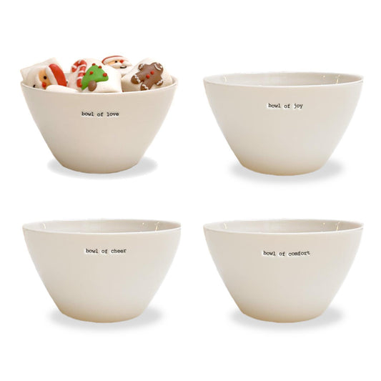 A Bowl Of Tidbit Bowls In Assorted 4 Styles