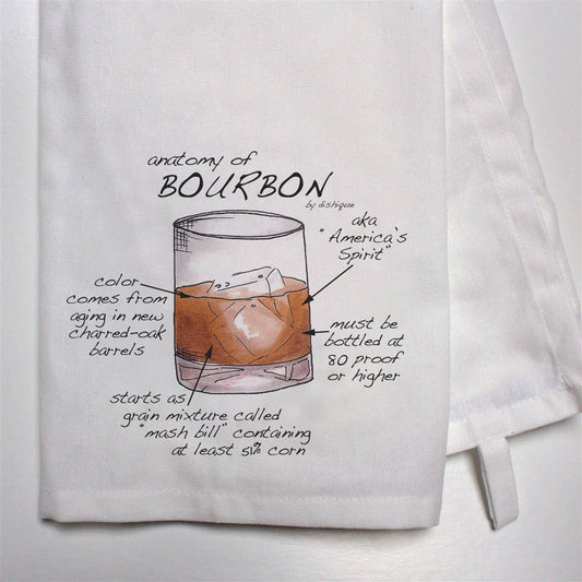 Bourbon Anatomy Bar Towel