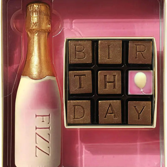 Chocolate Birthday And Fizz Gift Box