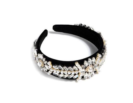 Embellished Headband- Black