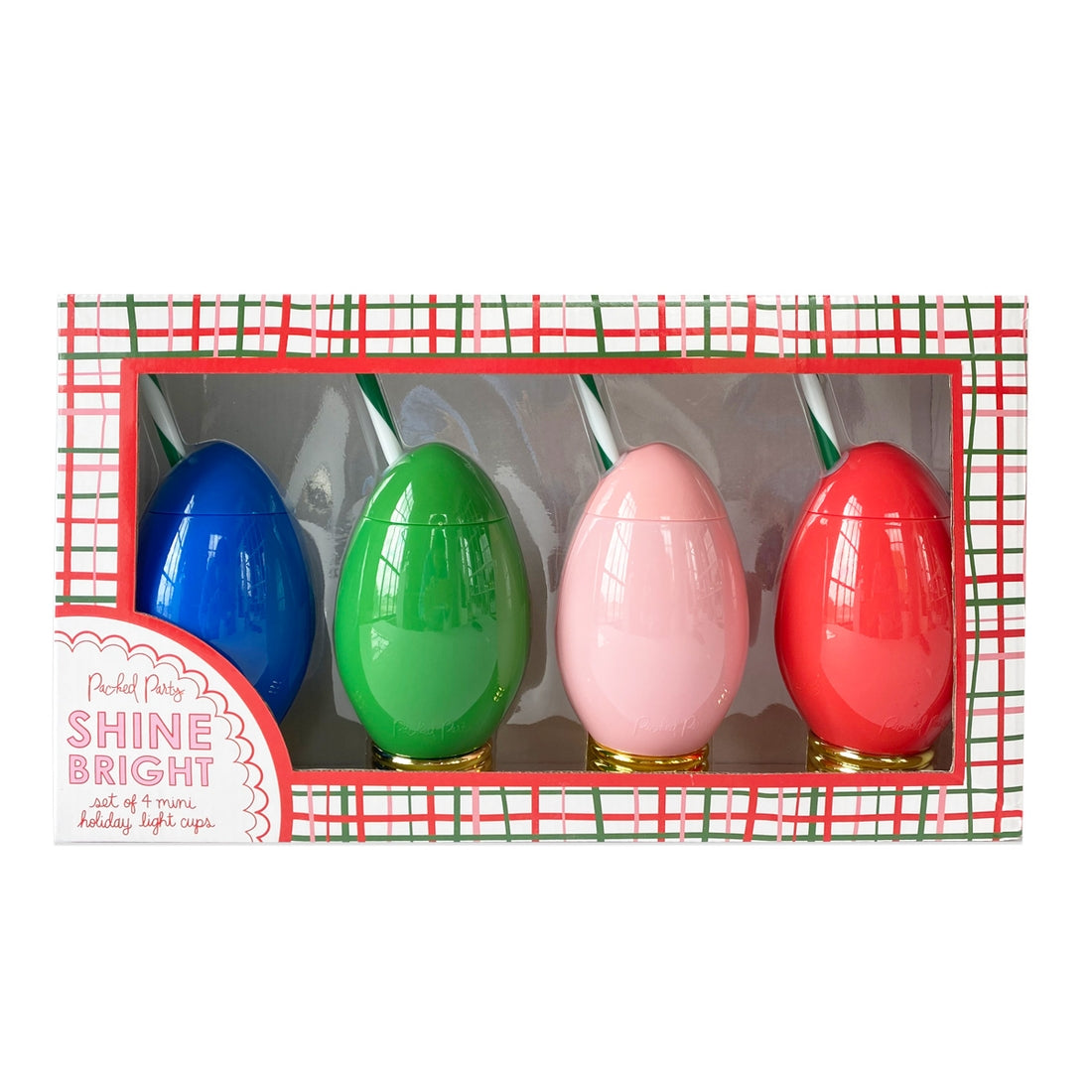 Minglin' Mini Holiday Light Cup Set