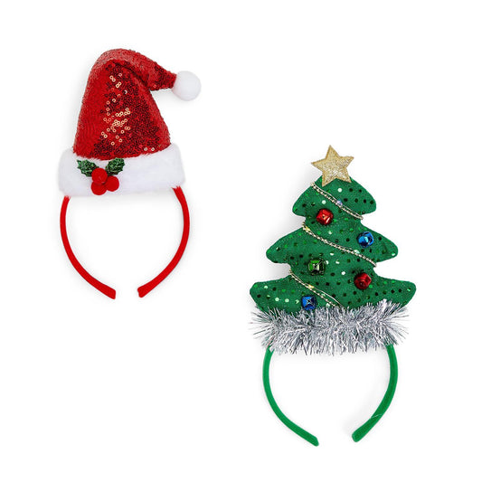 Christmas Light Up LED Headband In Assorted 2 Styles