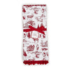 Winter Toile Dish Towels- Set of 2