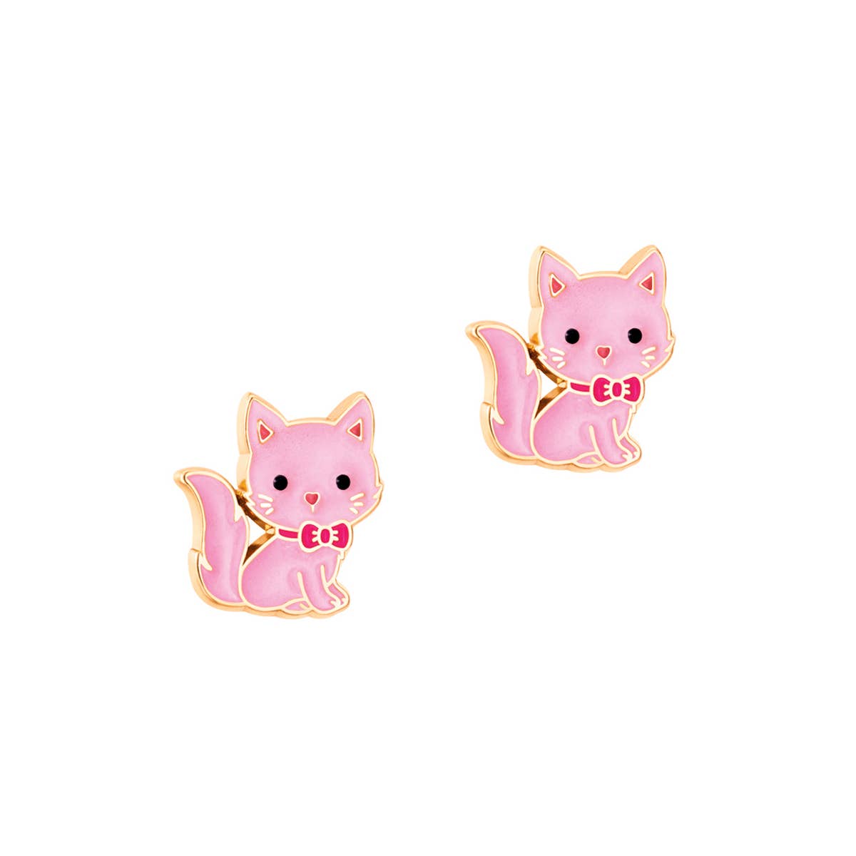 Girl Nation - Kitty Pink Cutie Stud - Pink Julep Boutique