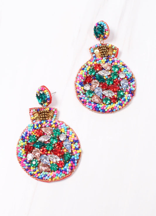 Ornament Party Earring- MULTI