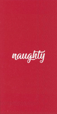 Naughty & Nice Paper Guest Towels
