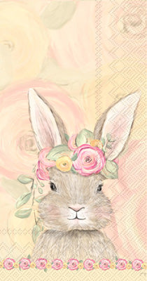 Bunny Flower Crown Guest Napkins