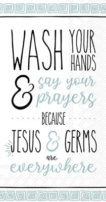Jesus & Germs Paper Guest Towels