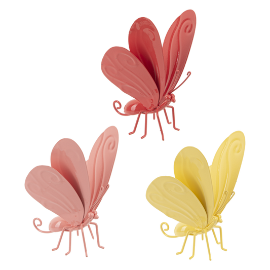 Pretty Metal Butterfly In Assorted 5 Colors