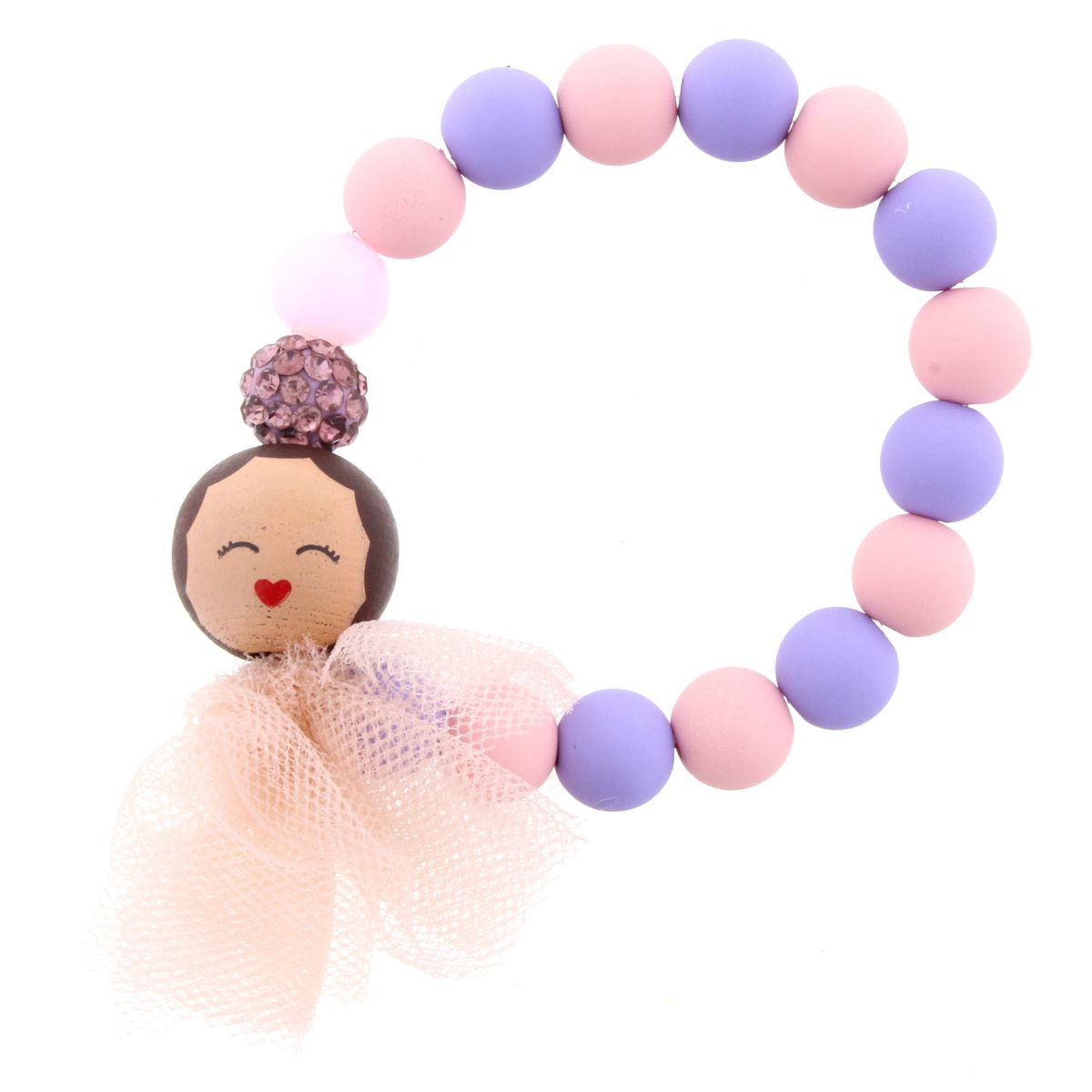 Kid's Beaded Stretch Bracelet- Assorted Colors